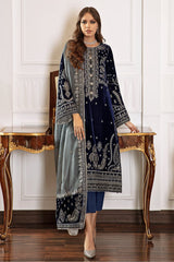 BAROQUE BLUE VELVET EMB COLLECTION