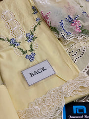 Crimson Lemon Luxury Lawn Embroidery New Arrival 3pc