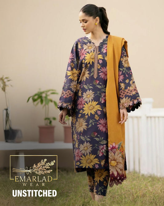 Baroque | Navy Blue - Stitched Lawn Collection