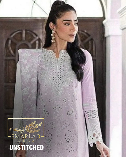 Qalamkar |  purple (ec)- Lawn Collection