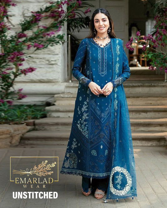 Qalamkar | Zinc - Lawn Collection