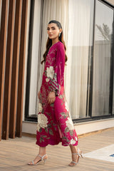 Lulusar Pink Silk Dress Hand Work New Arrival Party Wear Collection