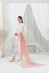 Mina Hassan Light Pink Party Wear Dress Sami Stitched Collection