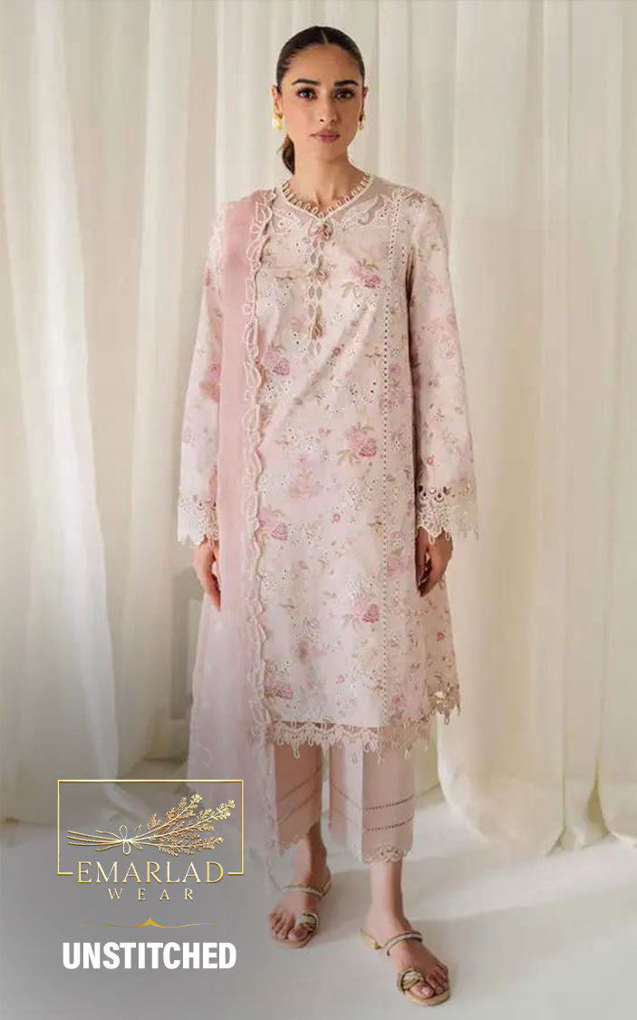 Qalamkar Embroidered Lawn Suit