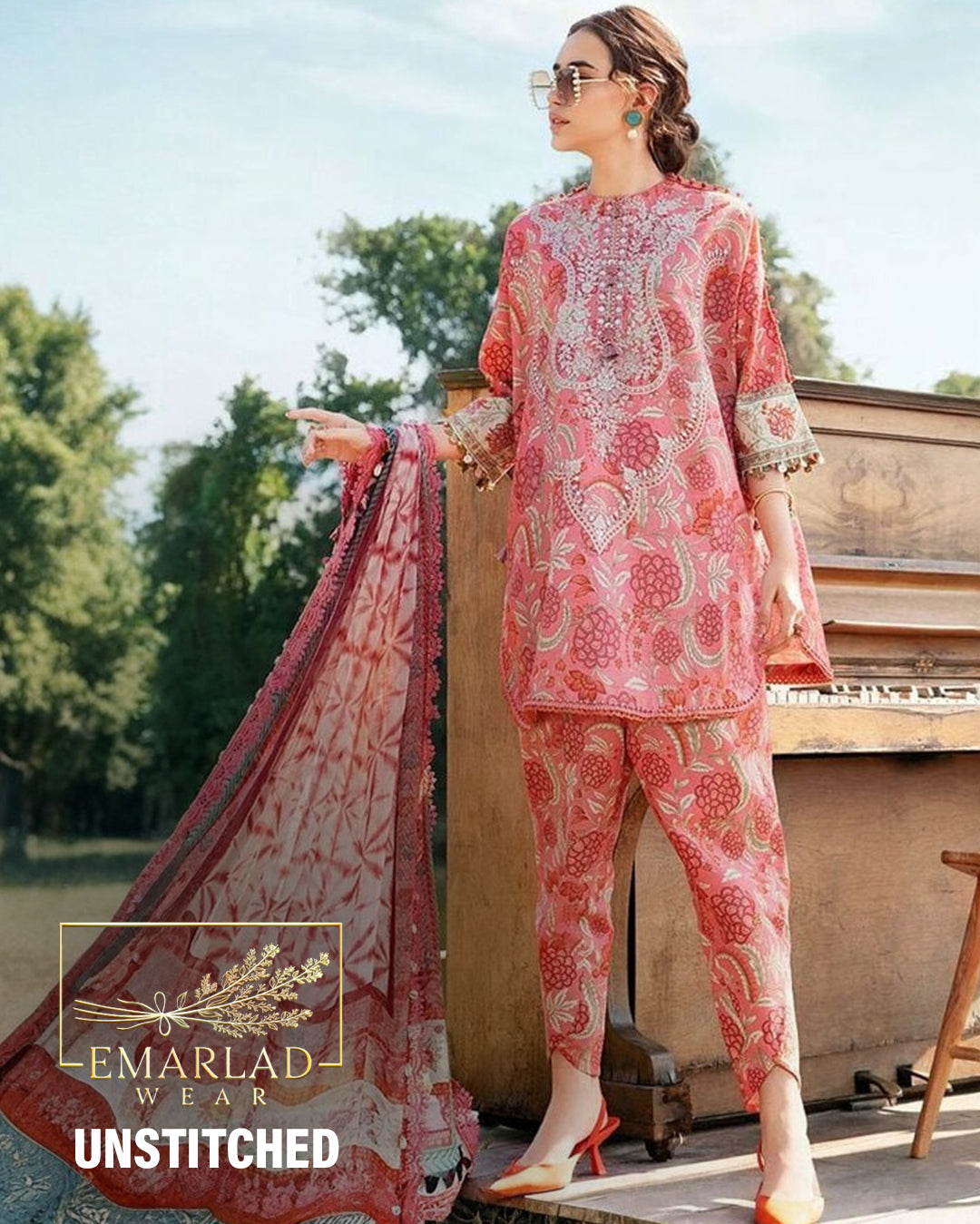 Maria B Mprint | Pink - Lawn Collection
