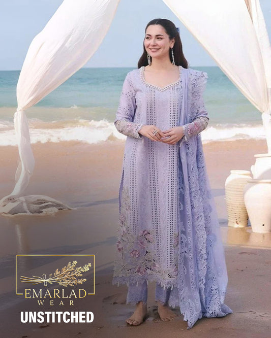 Imrozia | Purple - Luxury Lawn Chikankari Collection  2025
