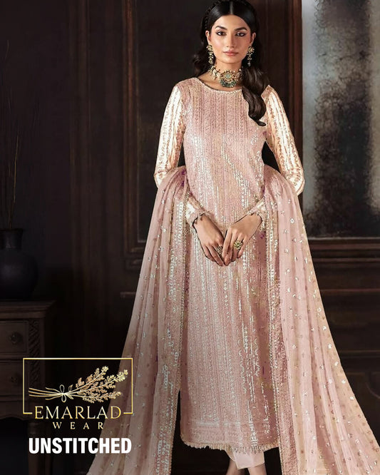 Zarif | Pink - Semi Pure Chiffon Collection