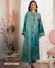 Afrozeh | Aqua Green Tie & Die - Lawn Chikankari Collection