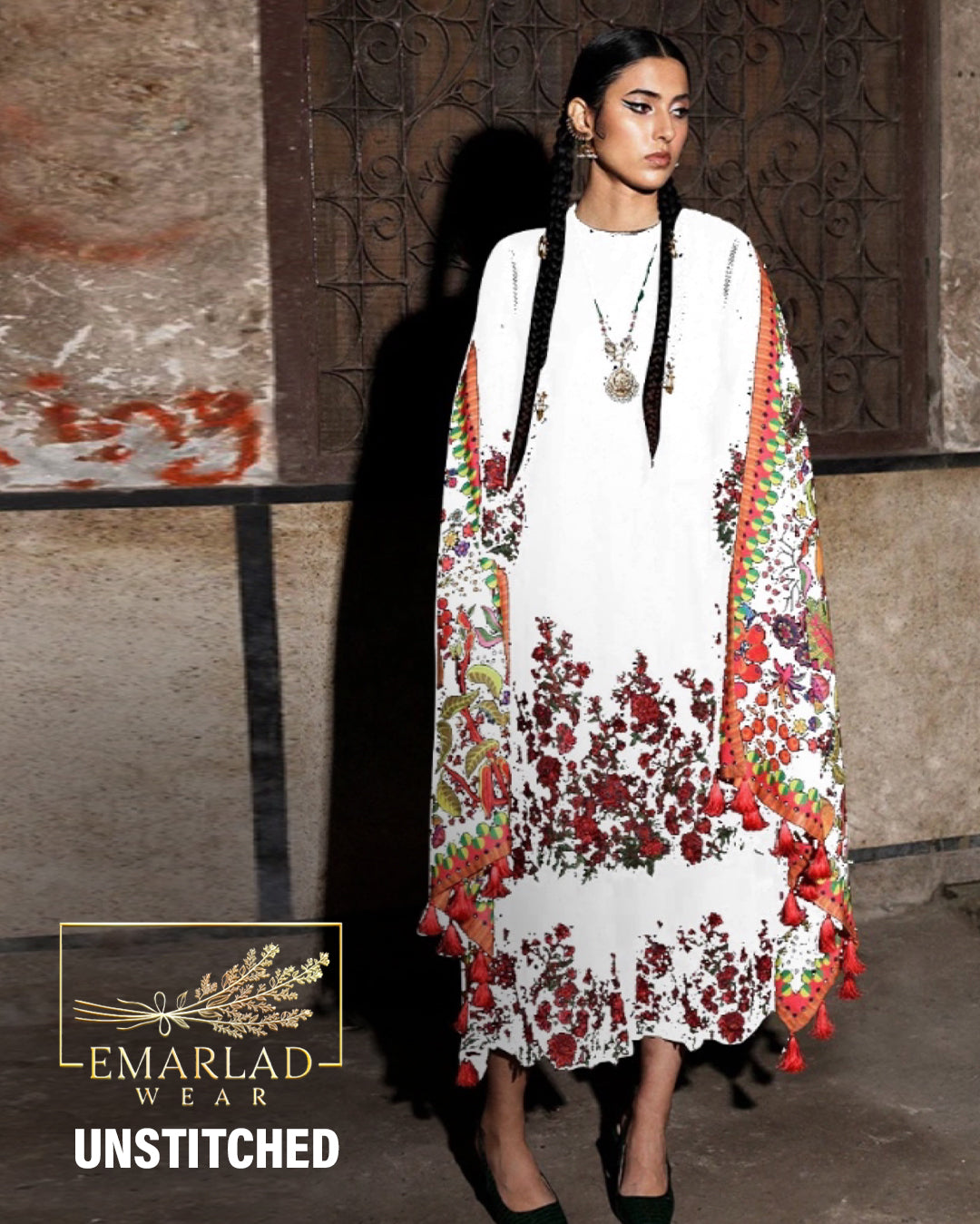Jugnu | White - Chikankari Collection