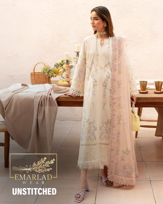 Afrozeh | White - Chikankari Luxury Collection
