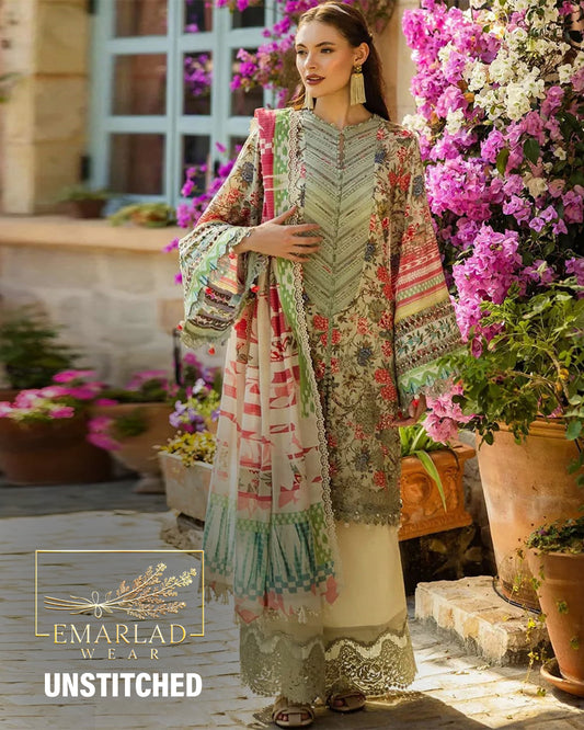 Elaf Giardino ELK-01B | Ivory - Lawn Collection 2025