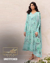 Iznik Digital Print Lawn Embroidery Chikankari New Arrival 3pc
