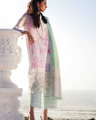 SS Muzlin Green Multi Pure Lawn Embroidery 3pc