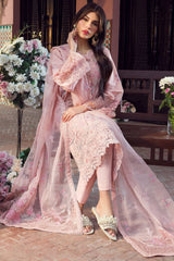 Motifz Pink Chikankari Lawn Embroidery Collection 3pc