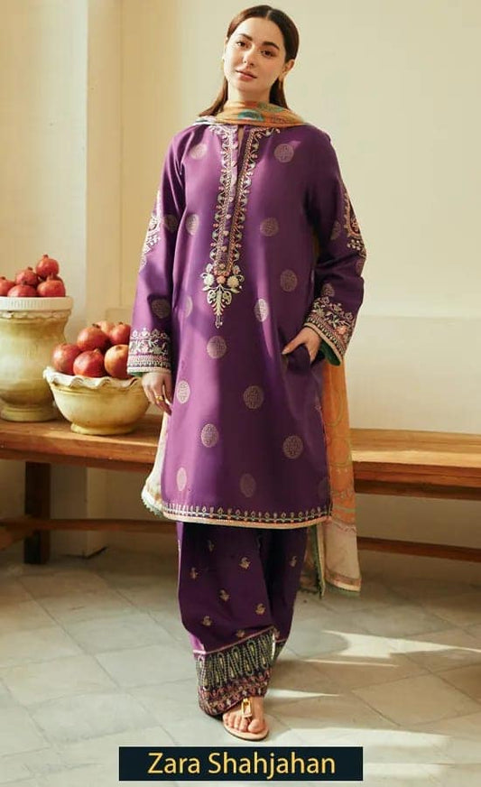 CoCo Purple Luxury Dress New Arrival Embroidery