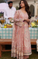 Elaf T Pink Luxury Dress Chikankari Embroidery Collection