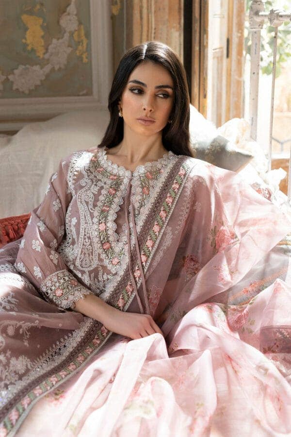Sobia Nazir Tpink Luxury Lawn Embroidery Dress 3pc