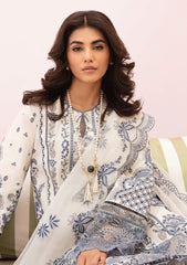 Afrozeh Off White Chikankari Lawn Embroidery Dress 3pc