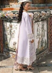 Mushq Purple Light Chikankari Lawn Embroidery Dress 3pc