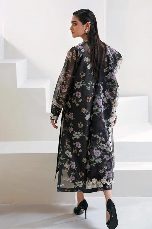 Baroque Black Pure Lawn Embroidery Dress New Arrival