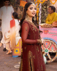 Asim Jofa Embroidered Chiffon 3 Piece Unstitched