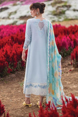 Mushq Green Chikankari Lawn Embroidery Collection