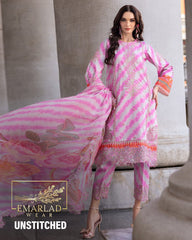 Charizma | Pink - Pure Lawn With Silk Dupatta