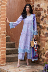 MUSHQ LIlAC CHIKANKARI DRESS EMBROIDERY