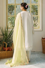CoCo Off White Lawn Embroidery Dress Chikankari Collection