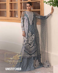 ZARI - Marium Hussain - Grey -  Formal Wear