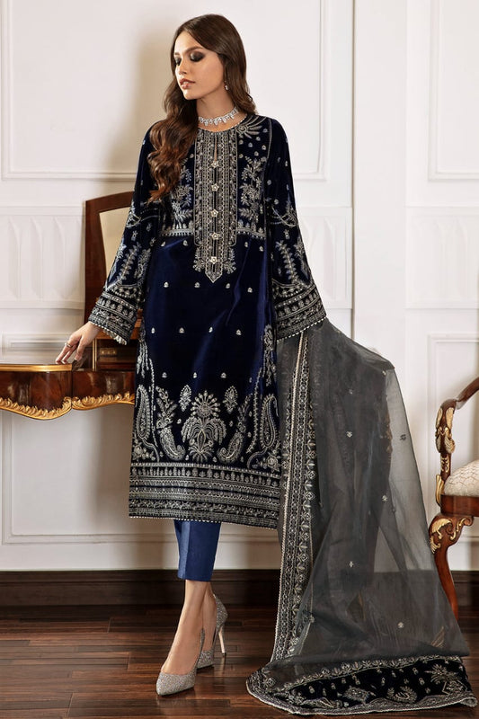 BAROQUE BLUE VELVET EMB COLLECTION