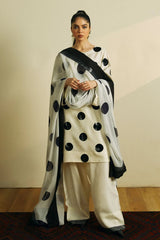 Zara Shahjahan Black & White Lawn Embroidery Collection