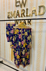 Baroque | Navy Blue - Stitched Lawn Collection