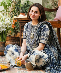 Sapphire Tie&Die- Lawn Collection