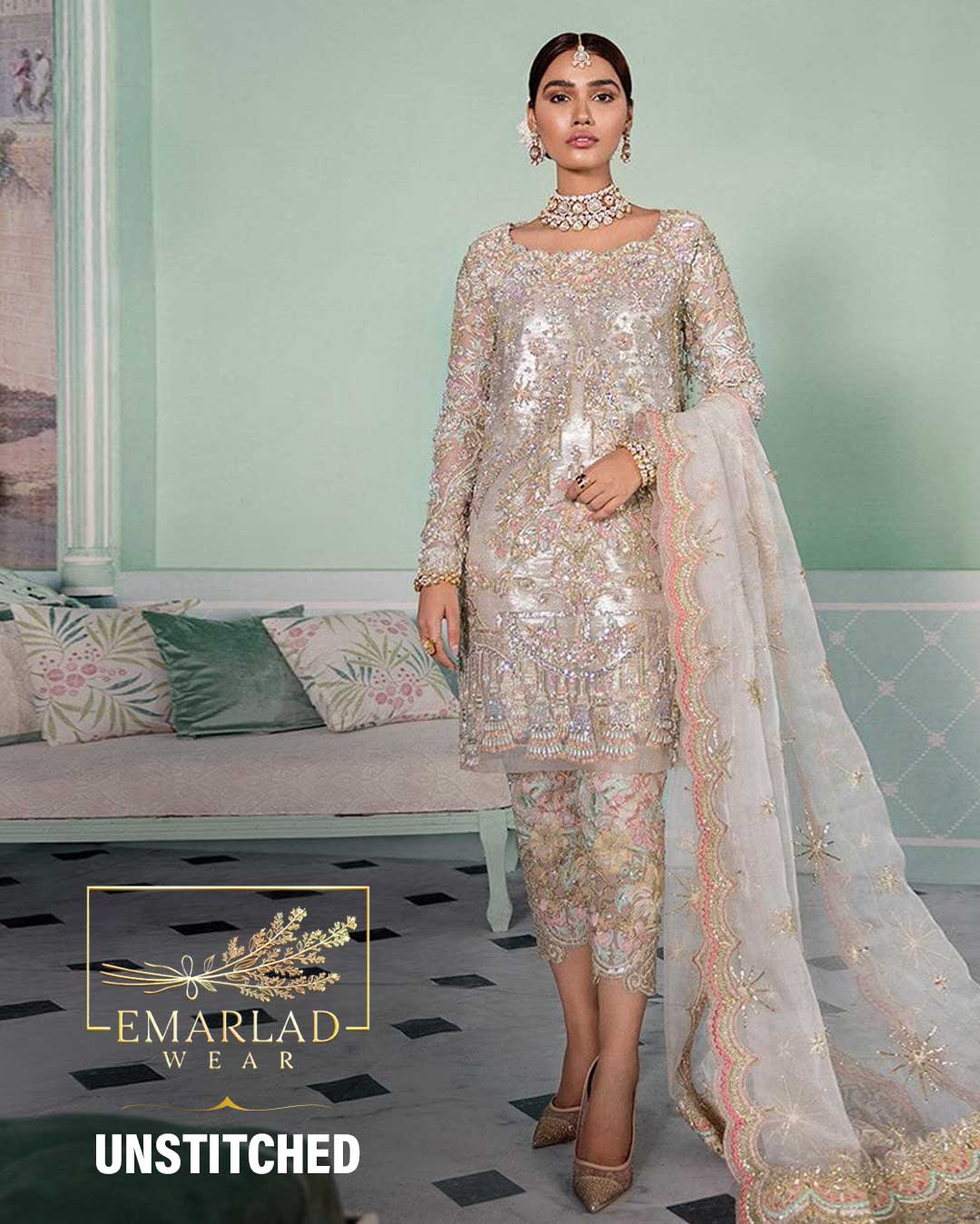 Marium hussain bridal WF-19 3Pc Dress