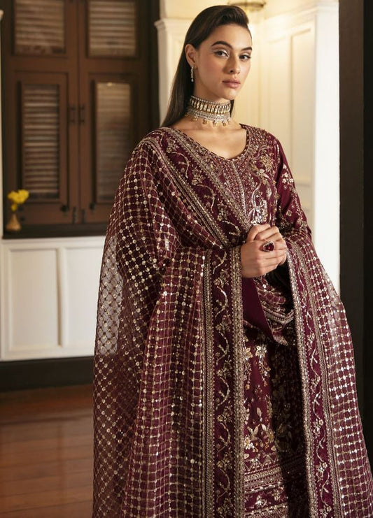 Gulaal Pret Embroidered 3 Piece Suit