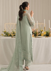 Gulaal Semi Pure Chiffon Ice Green