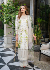 Crimson | Offwhite -  Lawn Collection 2025 Chickenkari