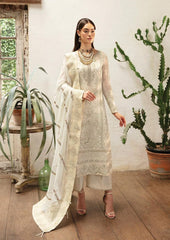 Gulaal Semi Pure Chiffon Cream