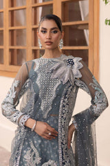 ZARI - Marium Hussain - Grey -  Formal Wear