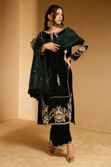 Emarlad Wear Exclusive Velvet Collection Khaka - Black - Velvet microo 9000