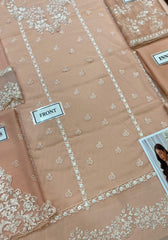 Azure | Unstitched 3 Piece Chiffon Collection -Pink Delight