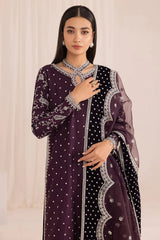 Jazmin - Embroidered Dark Purple