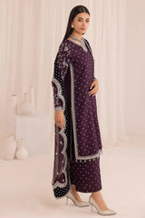 Jazmin - Embroidered Dark Purple