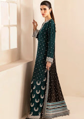 Jazmin | Premium Embroidered Raw Silk | Zinc