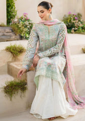 Iznik - Ice-Green - Lawn Chiffon Dupatta