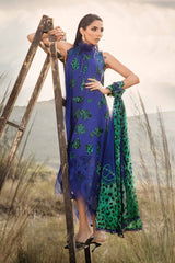 Maria B | Royal Blue - Lawn & Chiffon Dupatta Collection