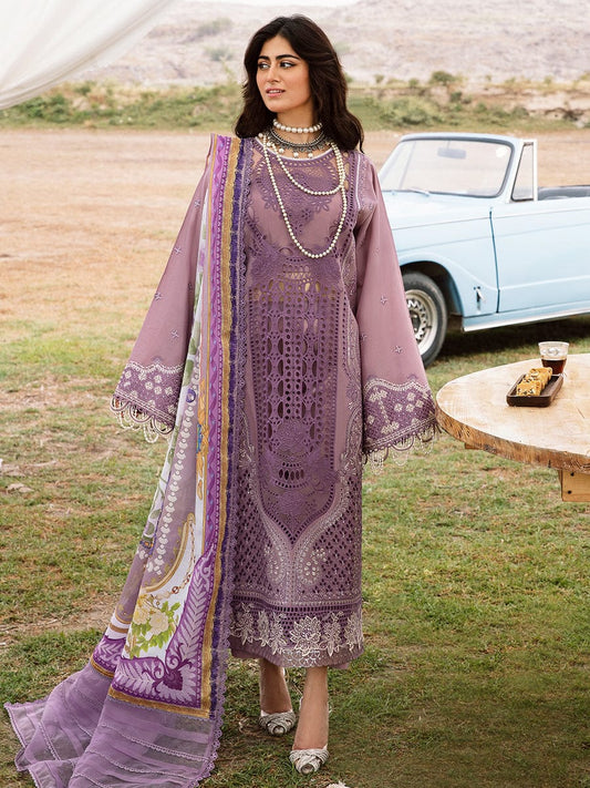 Bin Ilyas | Lilac -  Cotton Chickenkari Collection