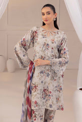 Baroque | Skin - Chikankari Lawn with Chiffon Dupatta