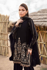 Maria B MPT-2403-B |  Black - Lawn Eid Collection